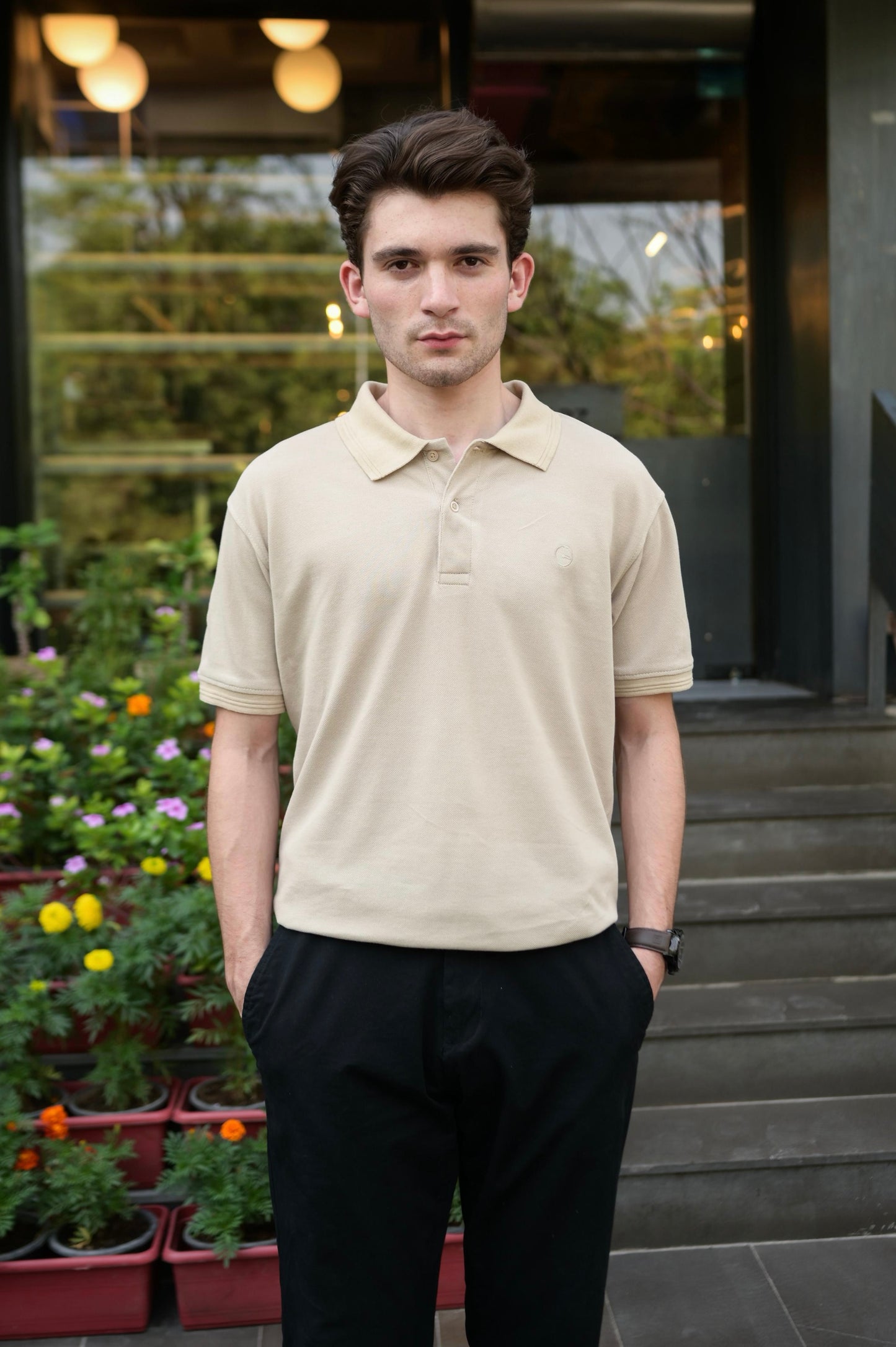 Beige Classic POLO