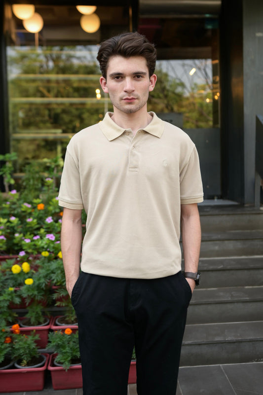 Beige Classic POLO